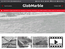 Tablet Screenshot of globmarble.com